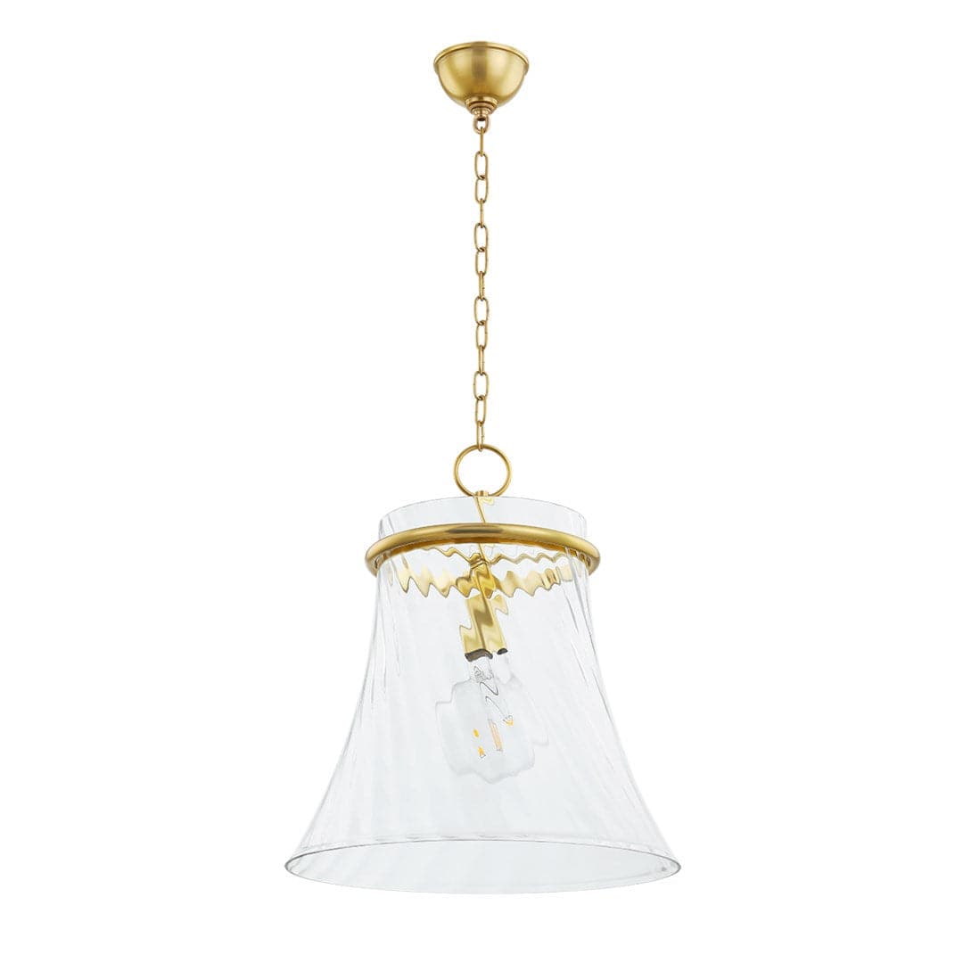 Cantana 1 Light Pendant-Mitzi-HVL-H824701L-AGB-PendantsLarge-Aged Brass-1-France and Son