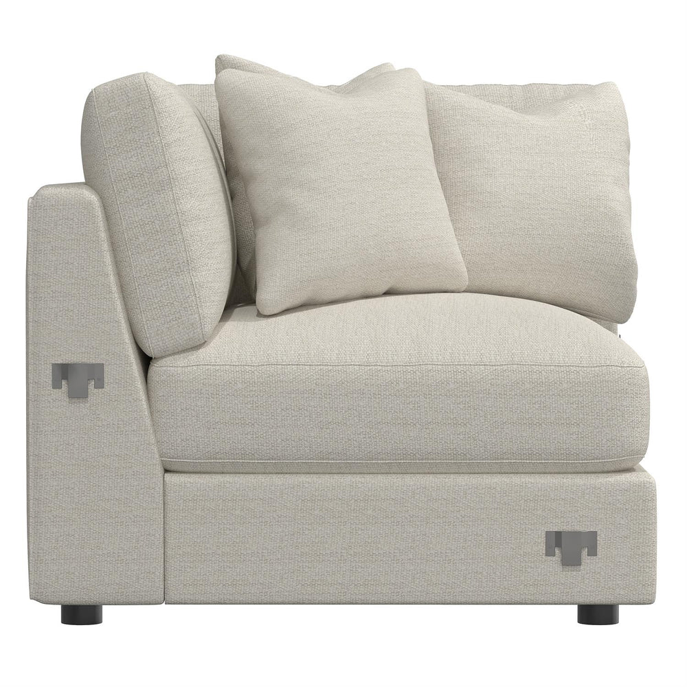 Sydney Fabric Corner Chair - With Pillow-Bernhardt-BHDT-B9432-Sofas-2-France and Son