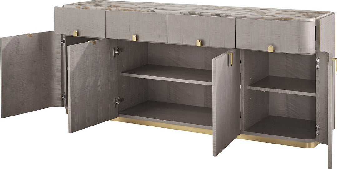 72" Wide 4 Door Credenza