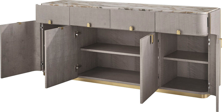 72" Wide 4 Door Credenza