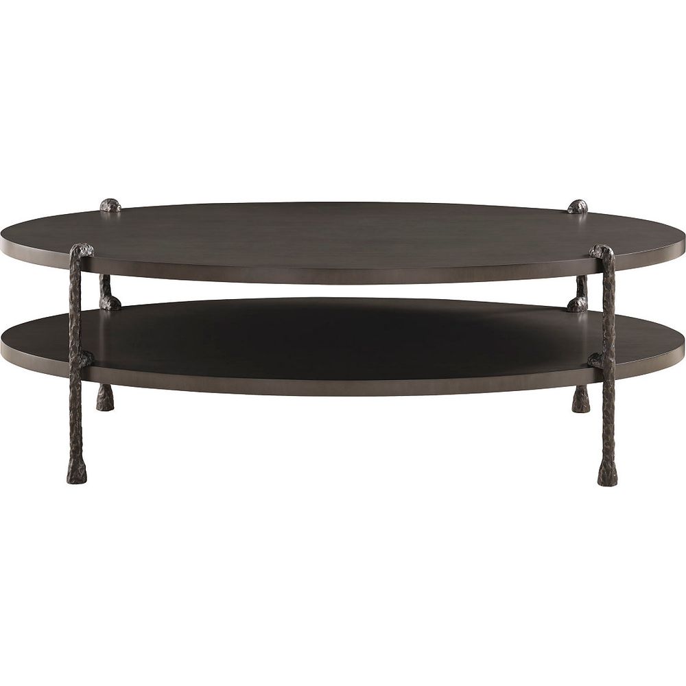 Coffee Tables Crete Oval Cocktail Table by Susan Ferrier for Baker BAA5754