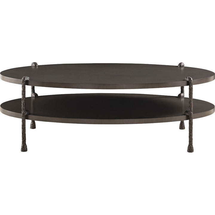 Coffee Tables Crete Oval Cocktail Table by Susan Ferrier for Baker BAA5754