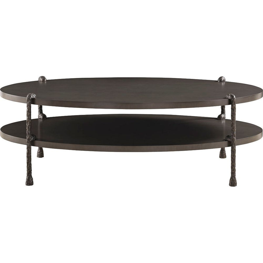Coffee Tables Crete Oval Cocktail Table by Susan Ferrier for Baker BAA5754