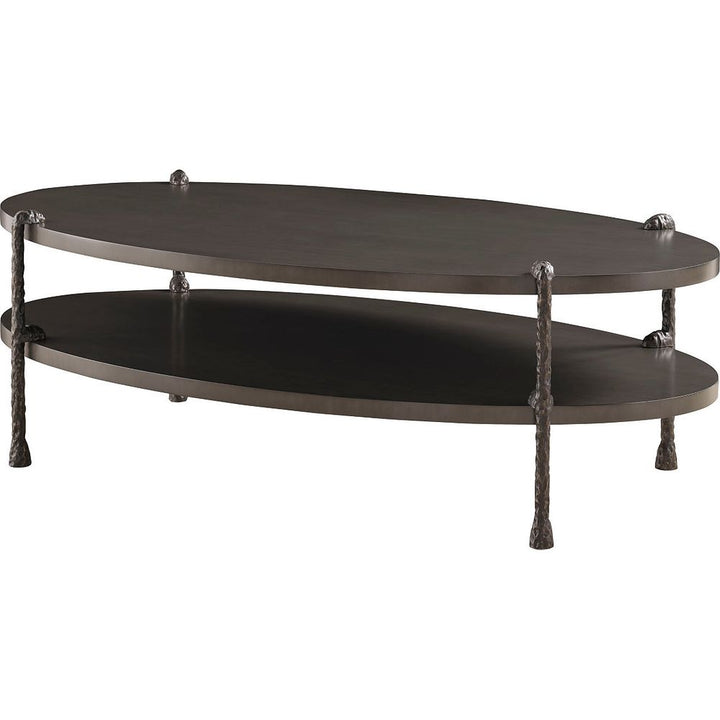 Coffee Tables Crete Oval Cocktail Table by Susan Ferrier for Baker BAA5754