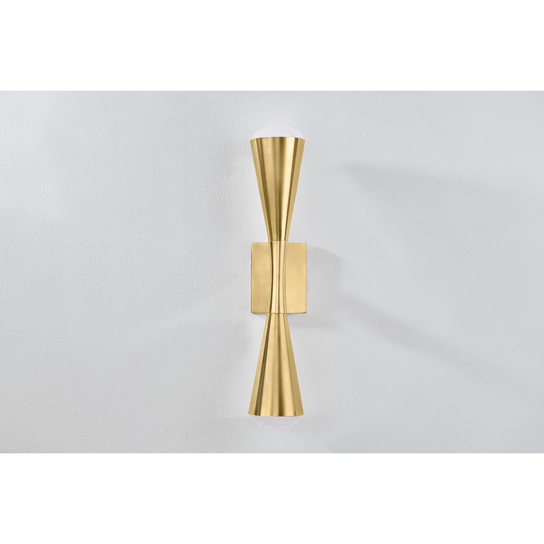 Barcelona Wall Sconce - Vintage Brass 2 Lights