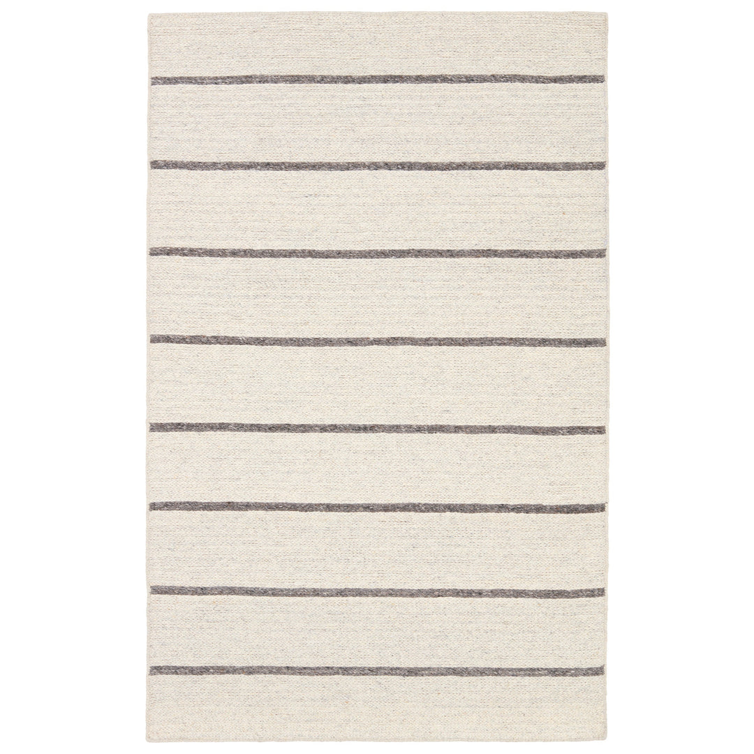 Vibe By Jaipur Living Almeda Handmade Striped Cream/Dark Gray Area Rug (5'X8')