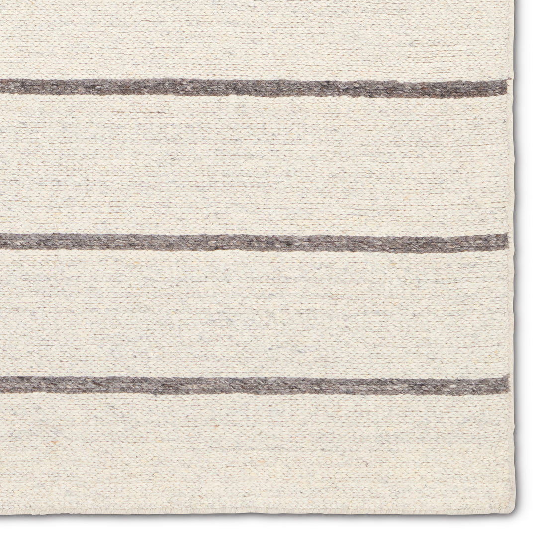 Vibe By Jaipur Living Almeda Handmade Striped Cream/Dark Gray Area Rug (5'X8')