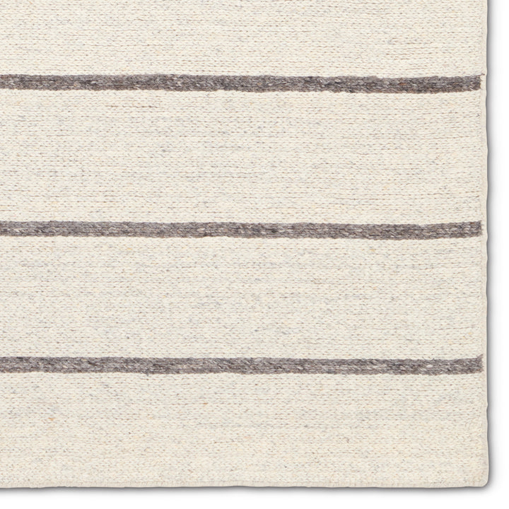 Vibe By Jaipur Living Almeda Handmade Striped Cream/Dark Gray Area Rug (5'X8')