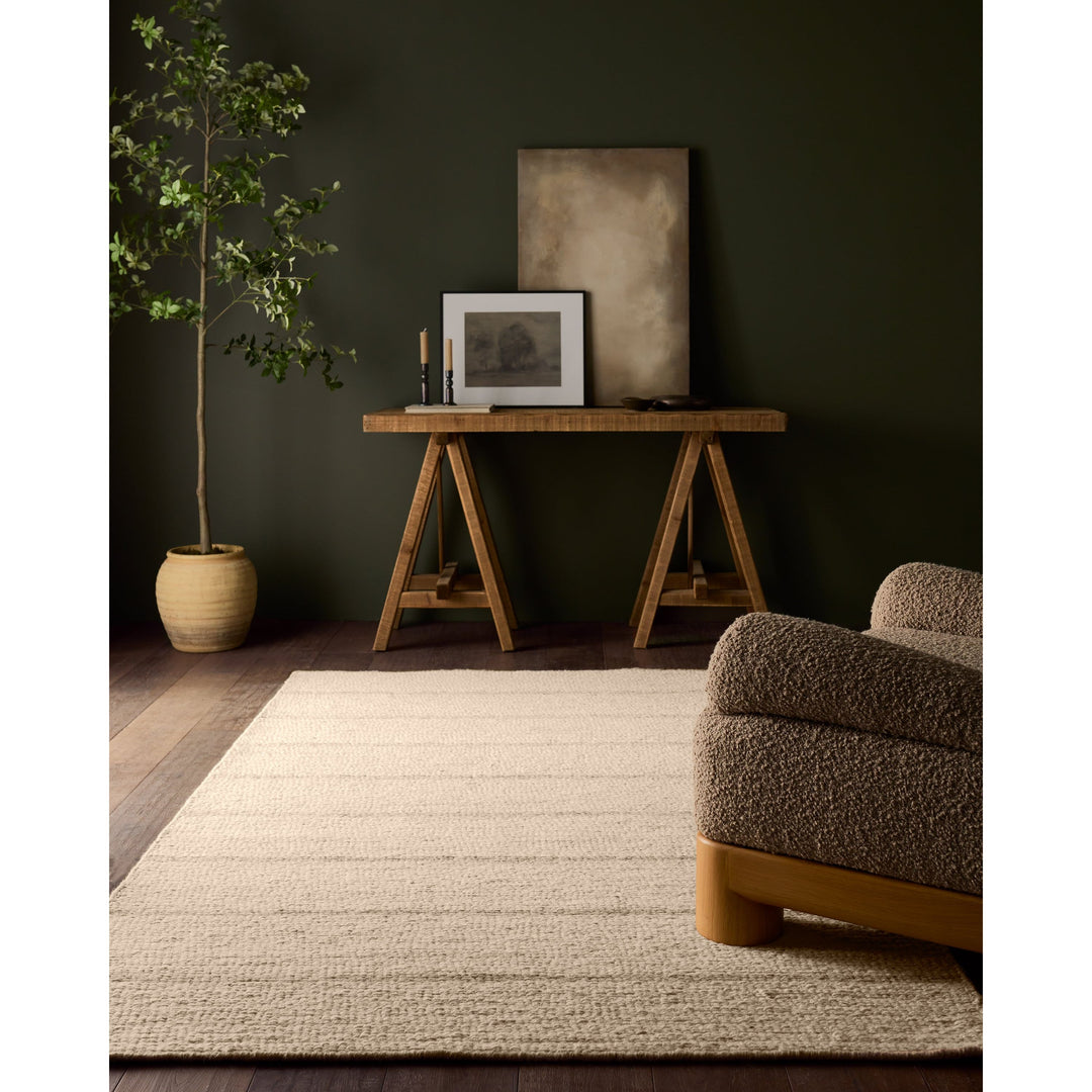 Vibe By Jaipur Living Almeda Handmade Striped Tan/Beige Area Rug (10'X14')