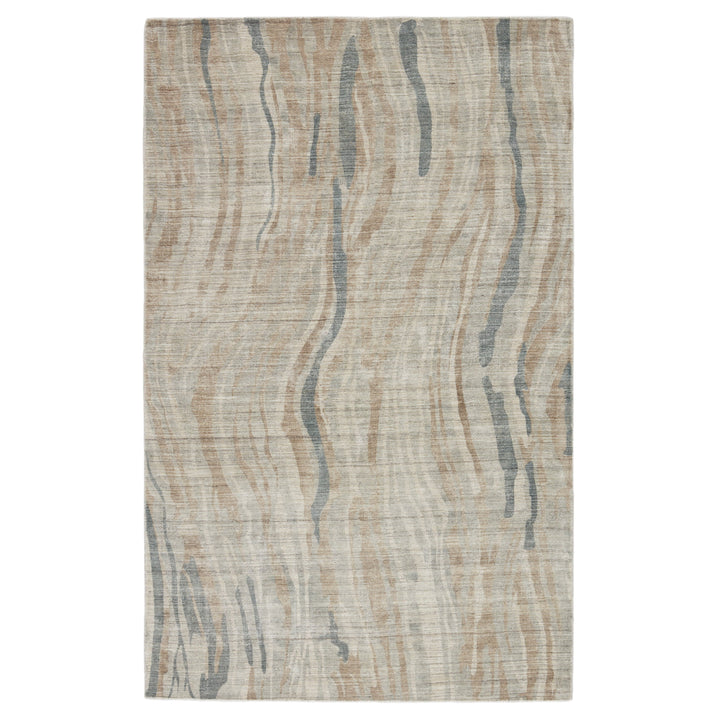 Barclay Butera by Jaipur Living Barrington Handmade Abstract Light Gray/ Beige Area Rug (5'X8')