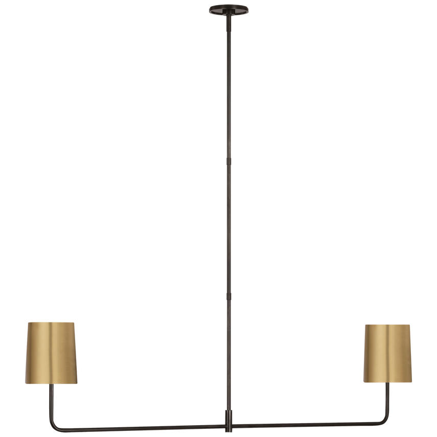 Gavin Lightly 54" Two Light Linear Chandelier