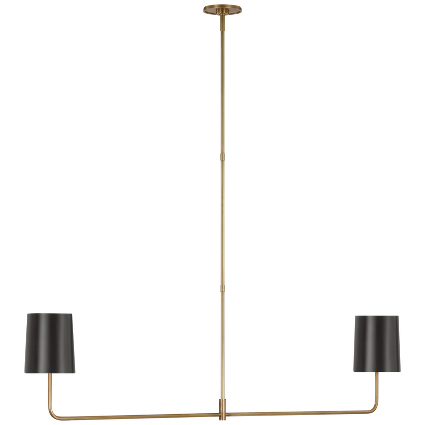 Gavin Lightly 54" Two Light Linear Chandelier