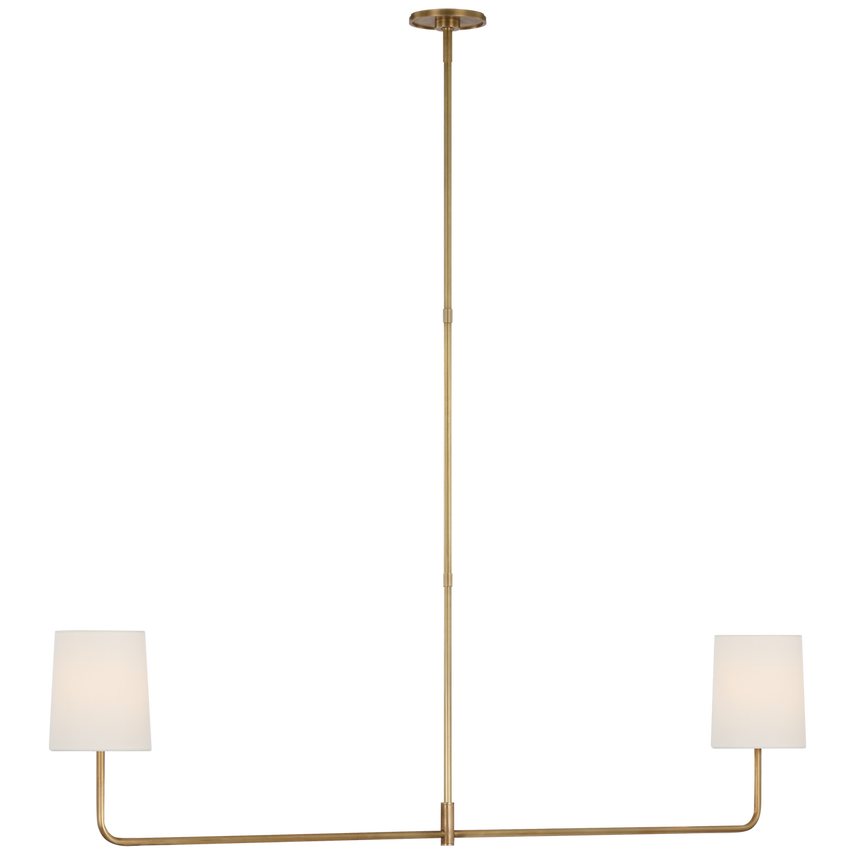 Gavin Lightly 54" Two Light Linear Chandelier