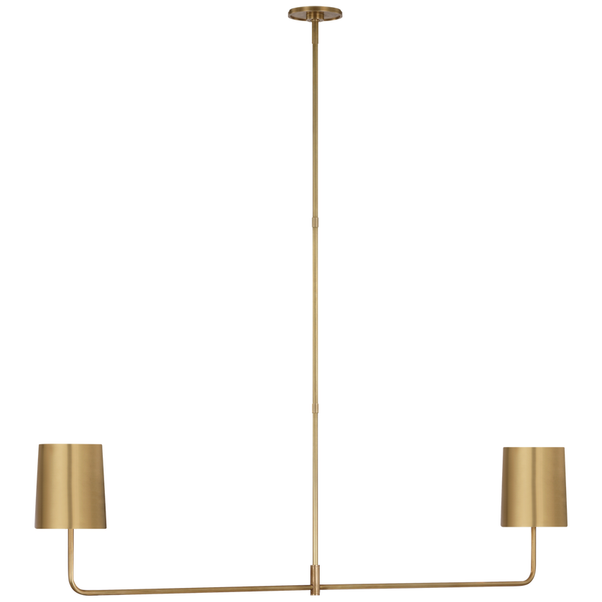 Gavin Lightly 54" Two Light Linear Chandelier