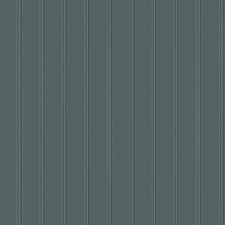 Beadboard Peel And Stick Wallpaper-Tempaper & Co.-Tempaper-BD15049-Wall PaperTeal Green Wood-4-France and Son