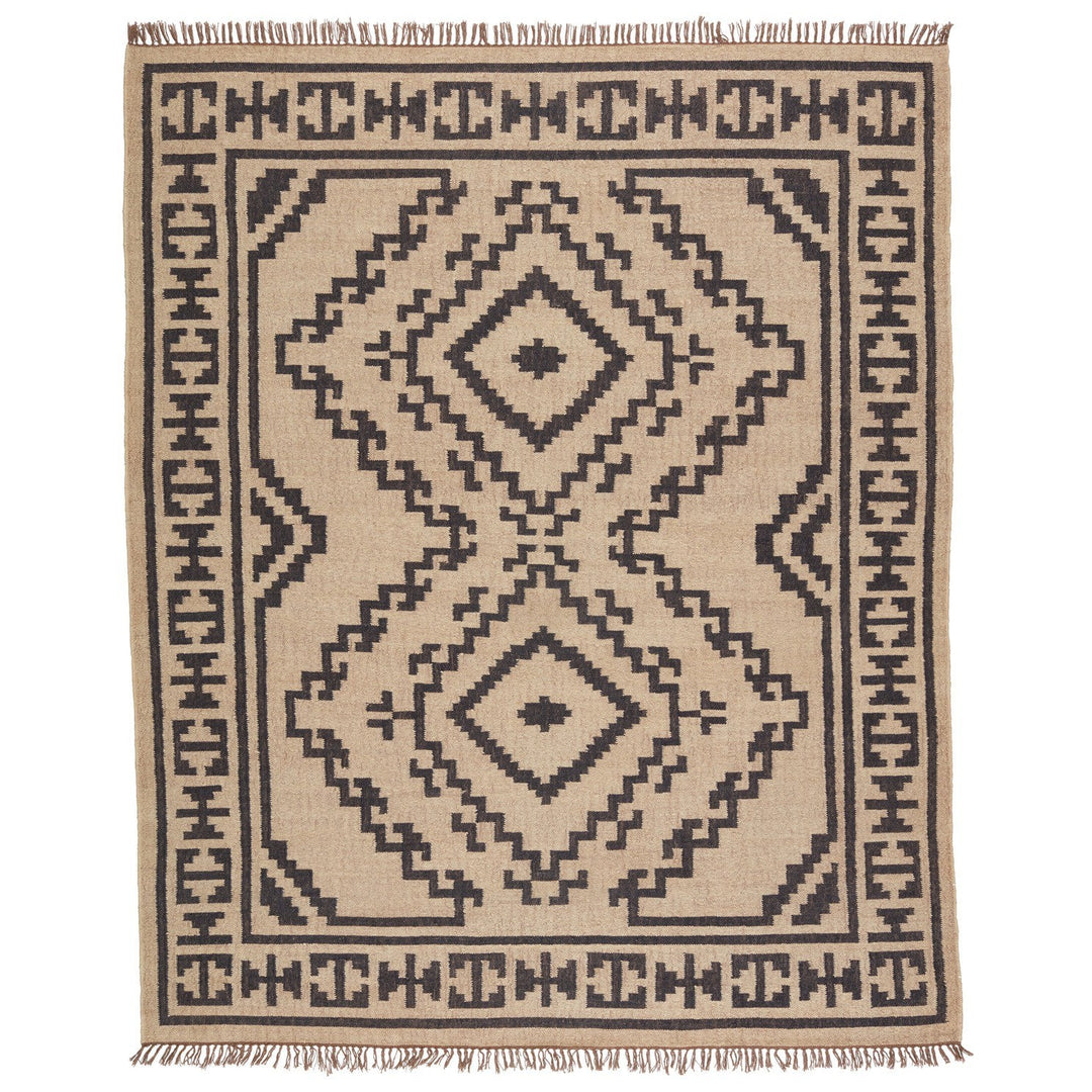 Jaipur Living Jaima Handmade Tribal Beige/ Black Area Rug (5'X8')