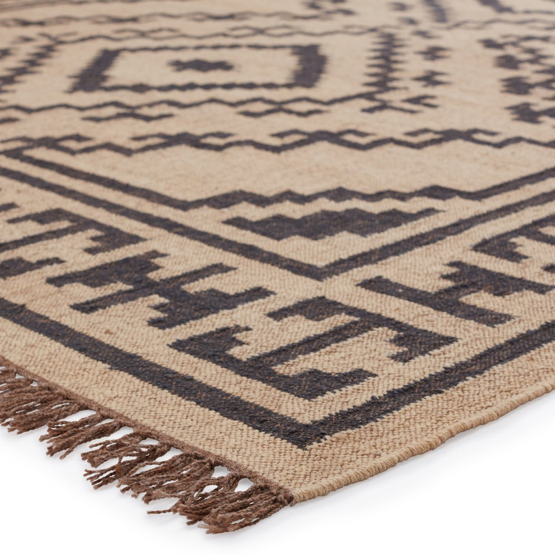 Jaipur Living Jaima Handmade Tribal Beige/ Black Area Rug (8'10"X11'9")