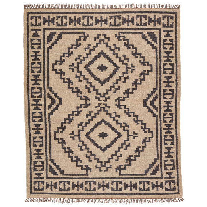 Jaipur Living Jaima Handmade Tribal Beige/ Black Area Rug (8'10"X11'9")