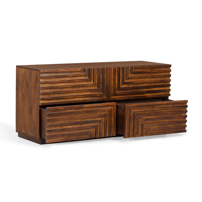 Maze Wood Low Dressers-Union Home Furniture-UNION-BDM00047-Dressers-7-France and Son