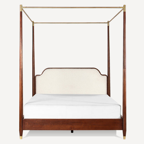 Moira Upholstered Canopy Bed