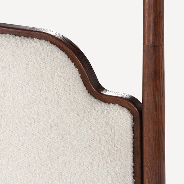 Moira Upholstered Canopy Bed