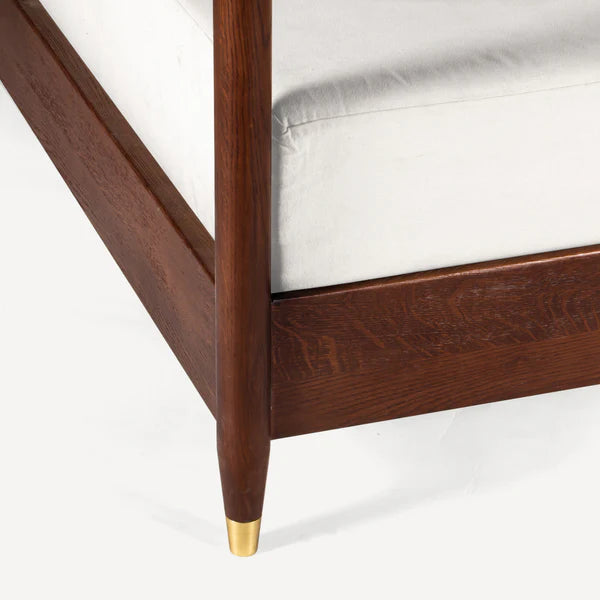 Moira Upholstered Canopy Bed