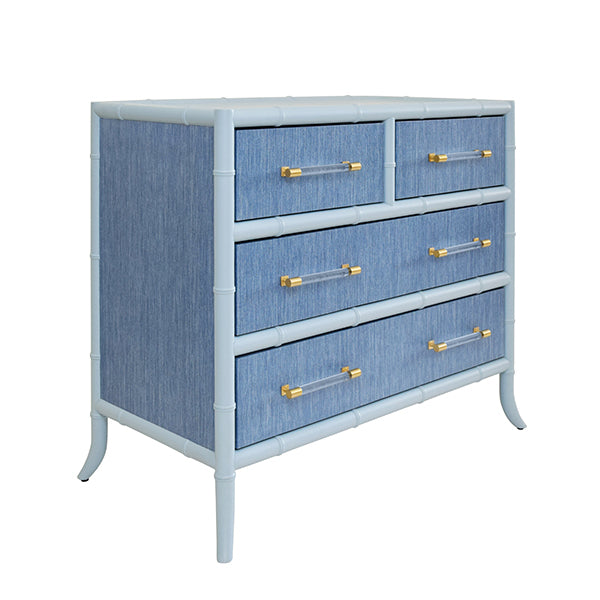 Dressers & Chests Beckett Blue Four Drawer Chest