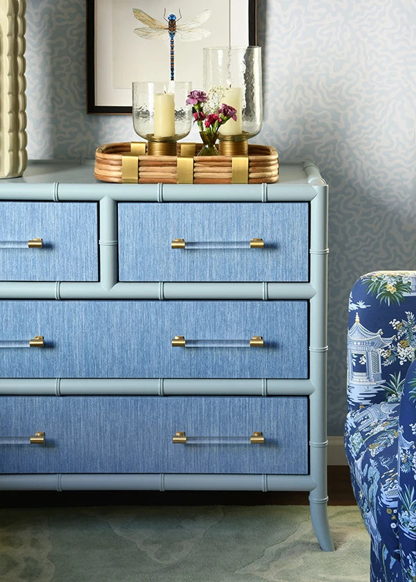 Beckett Blue Four Drawer Chest