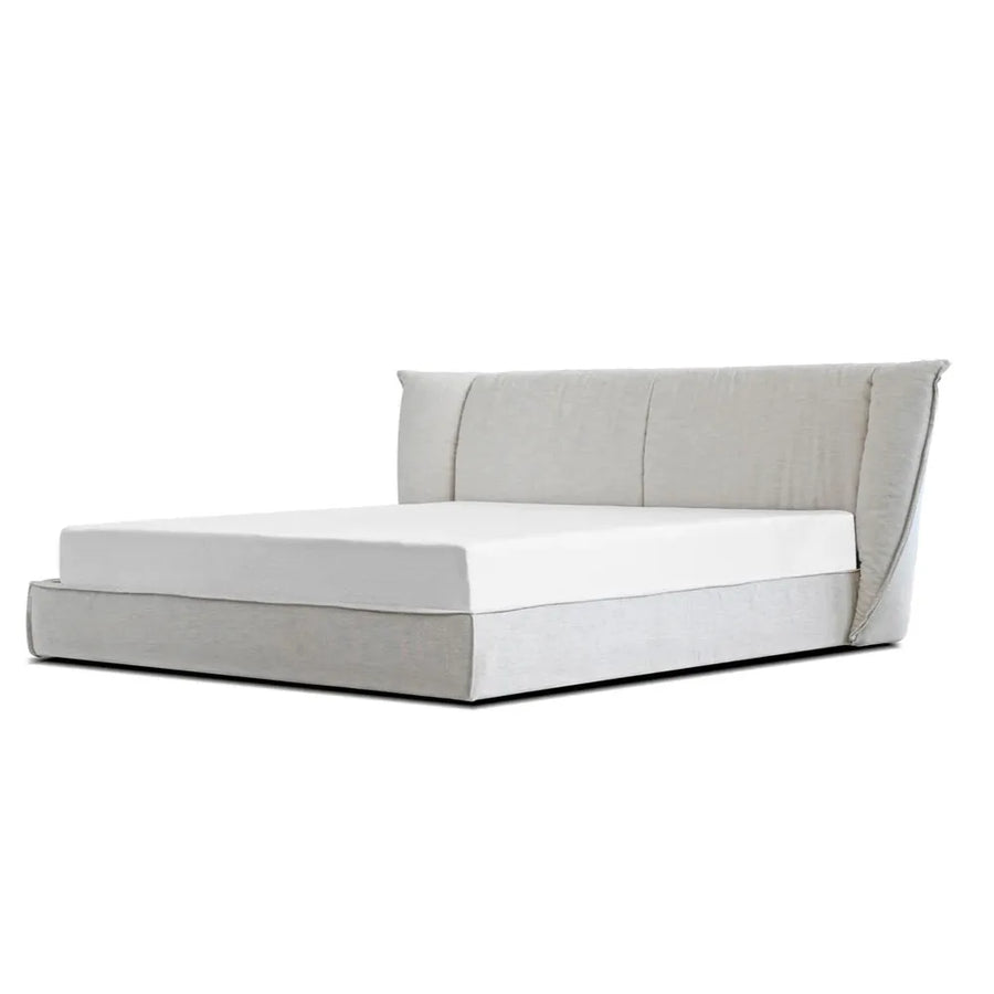 Beds Aviator Upholstered Bed Almond Fabric
