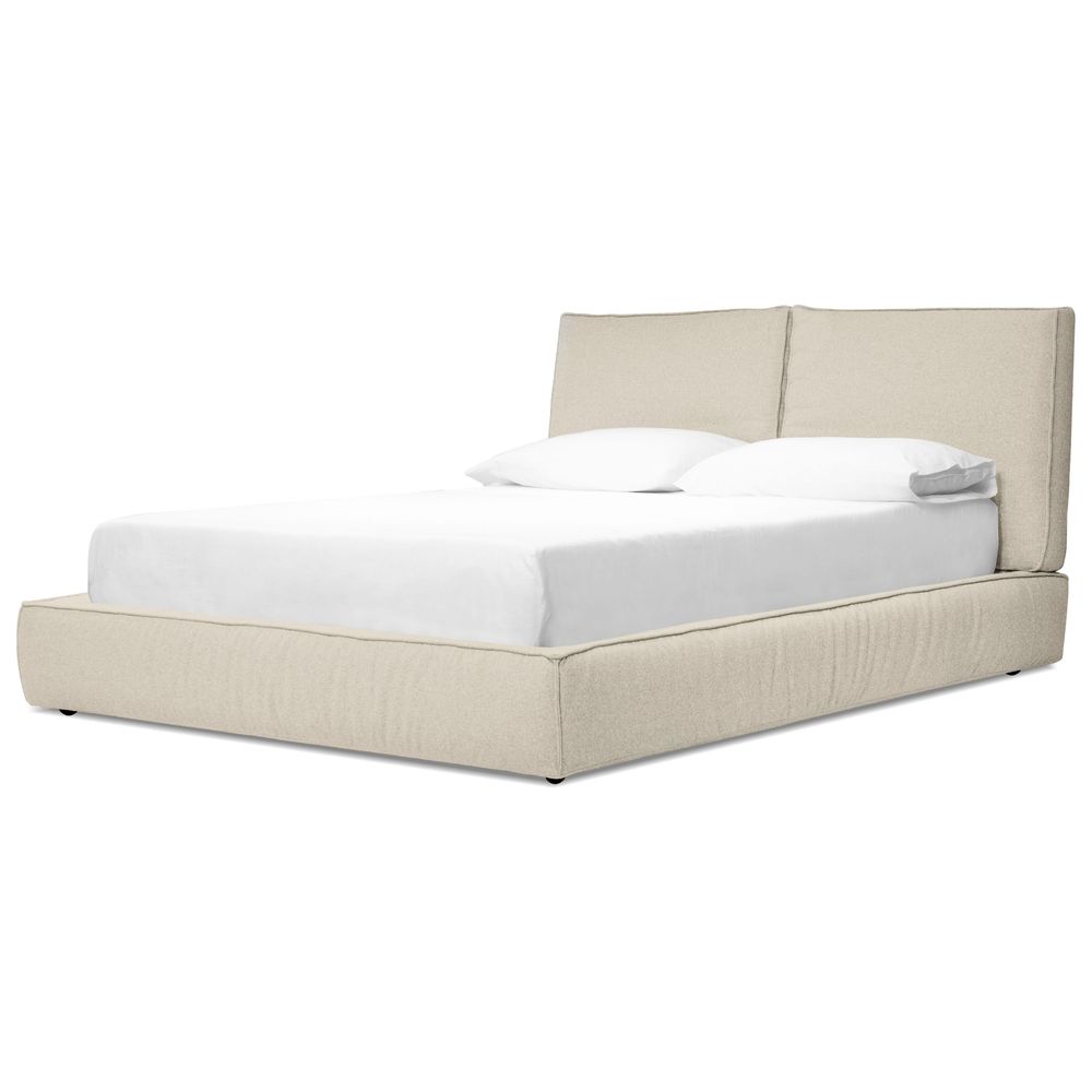 Beds Bendo Upholstered Bed King Almond Fabric