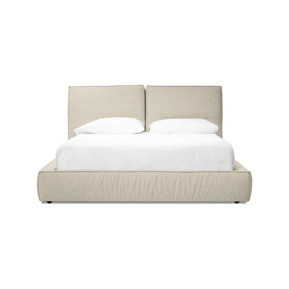 Beds Bendo Upholstered Bed King Almond Fabric