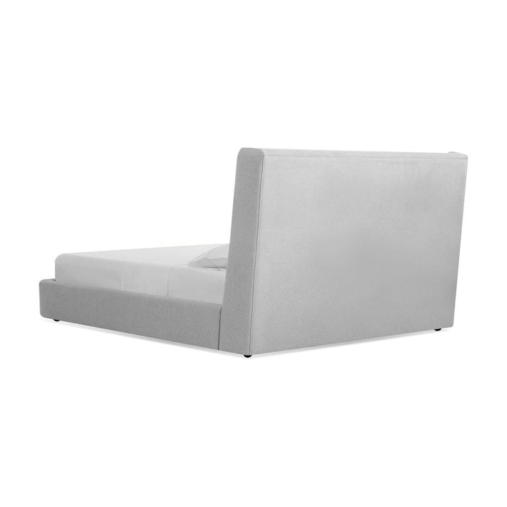 Beds Cove Storage Bed King Heather Grey Fabric