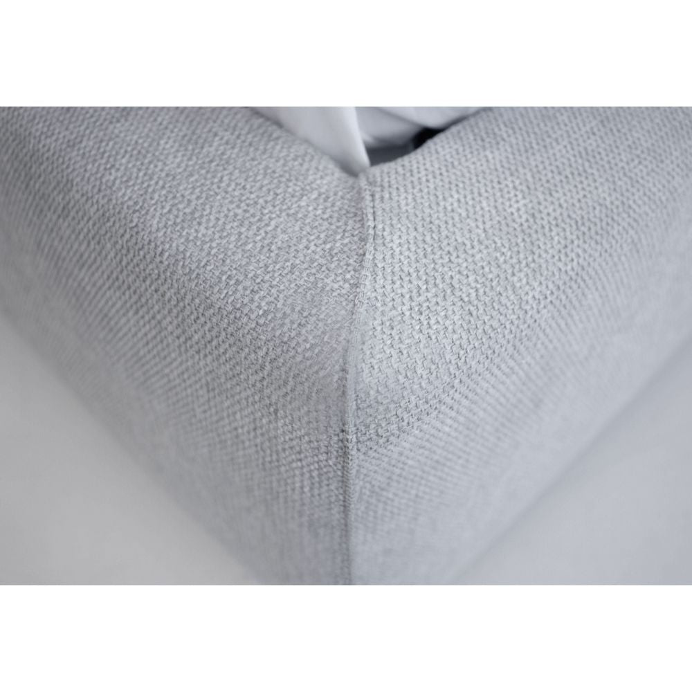 Cove Storage Bed King Heather Grey Fabric