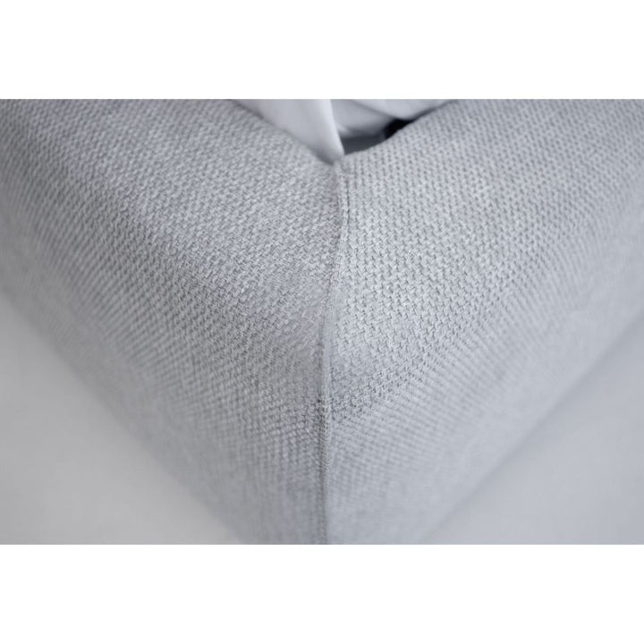 Cove Storage Bed King Heather Grey Fabric