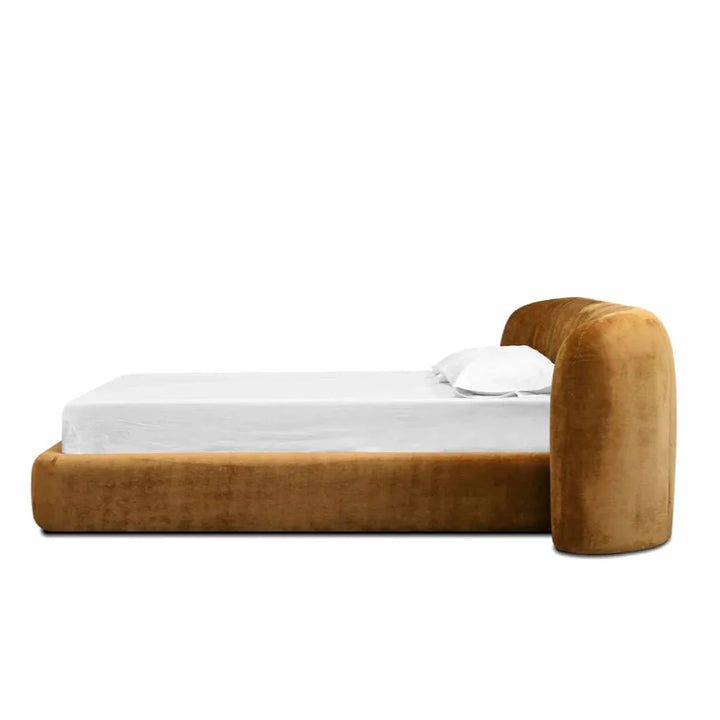 Beds Kurv Bed Roasted Pumpkin Fabric