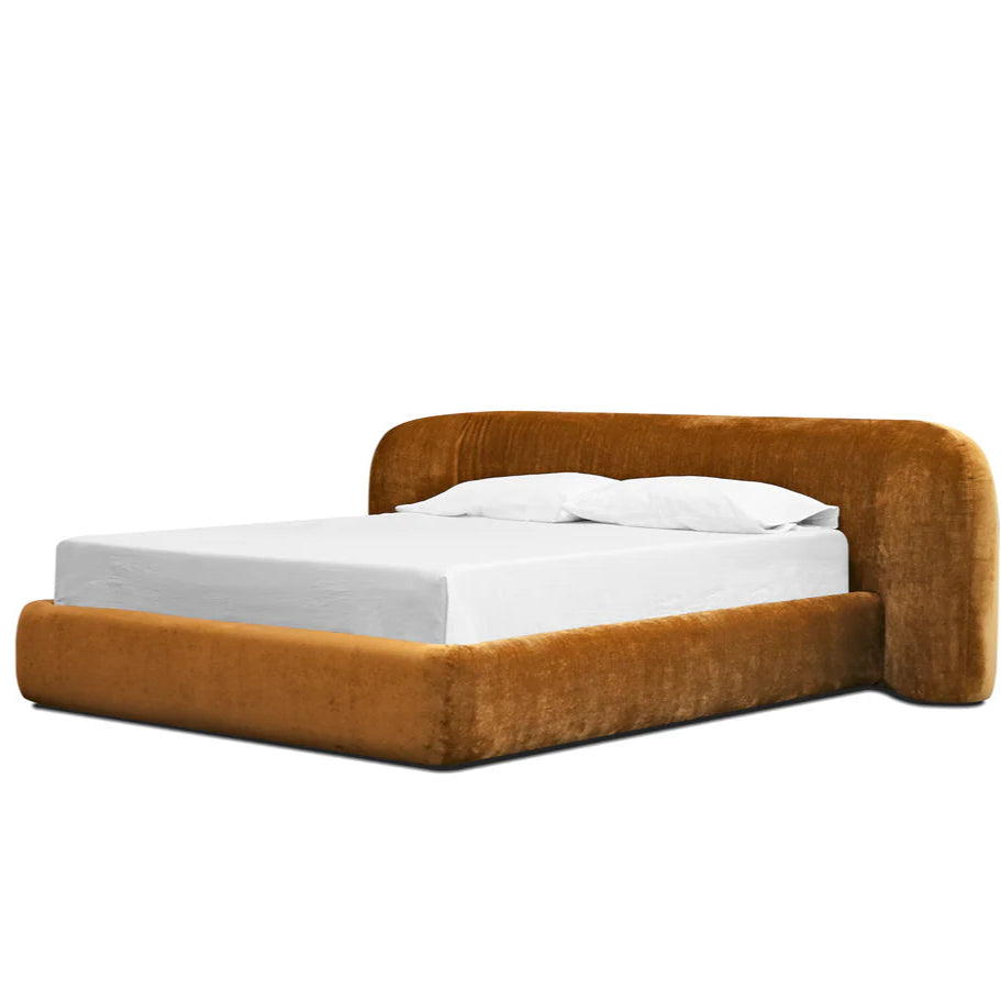 Beds Kurv Bed Roasted Pumpkin Fabric