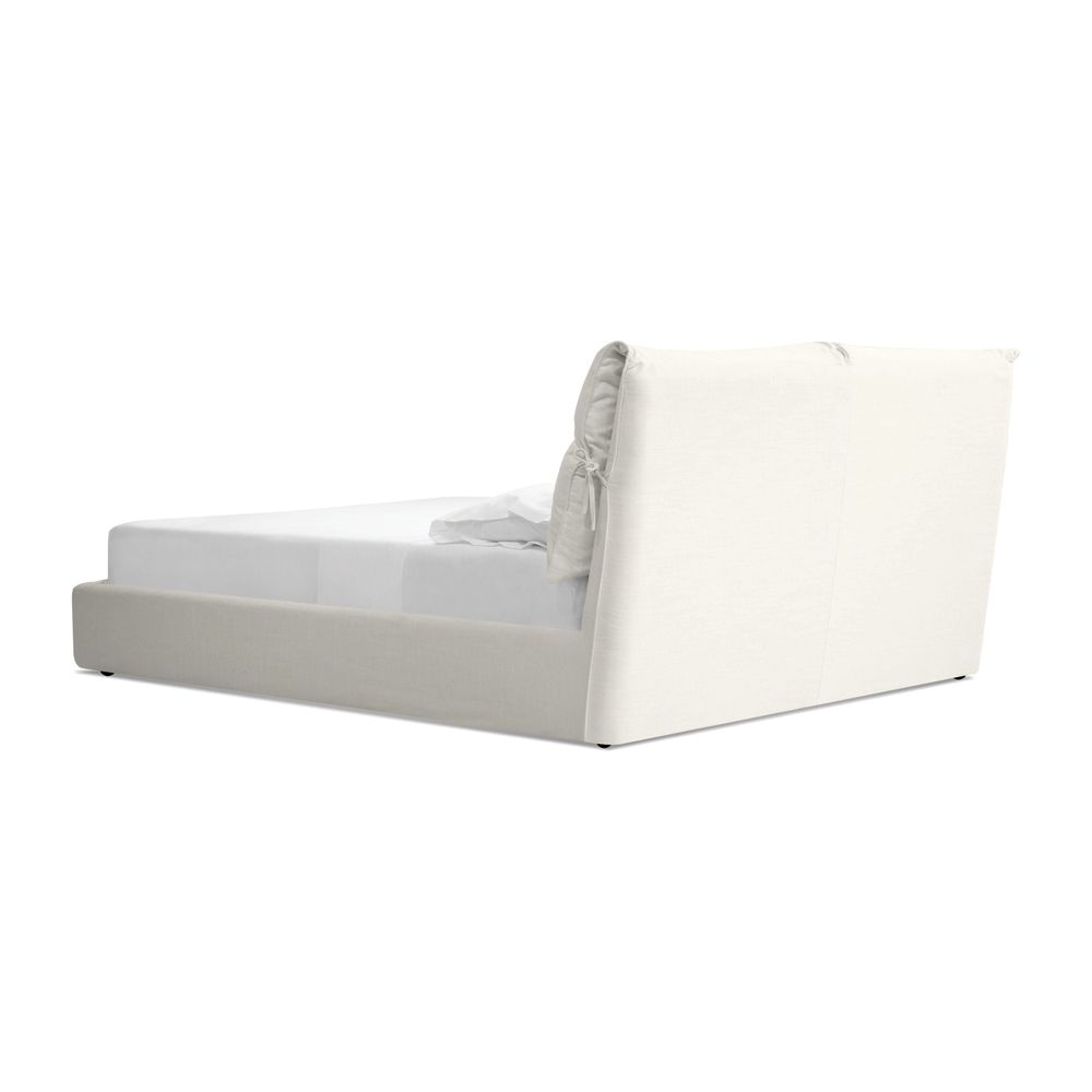 Beds Plume Upholstered Bed King Cream Linen