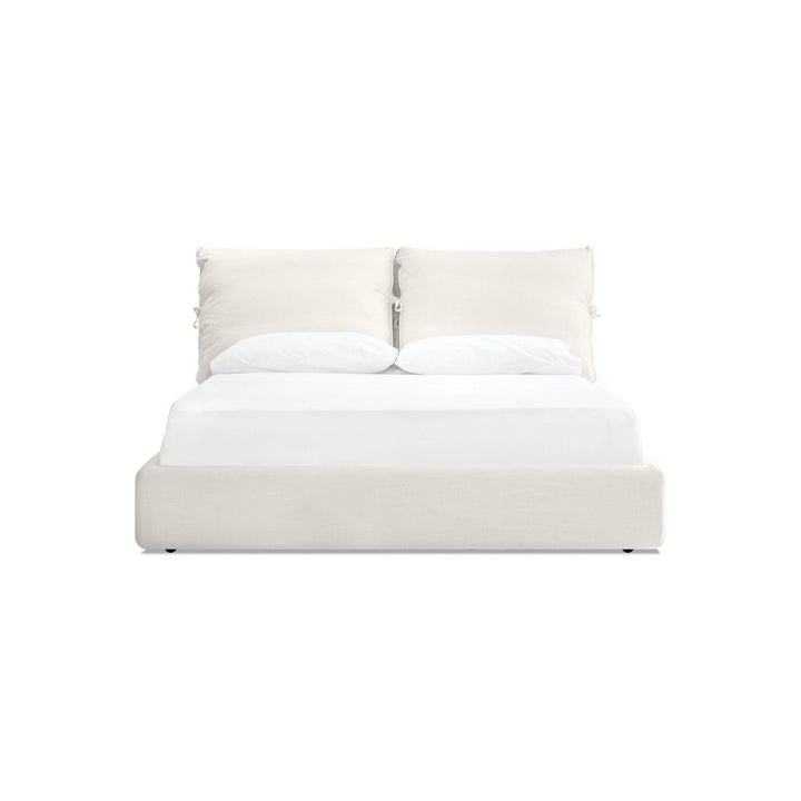 Beds Plume Upholstered Bed King Cream Linen
