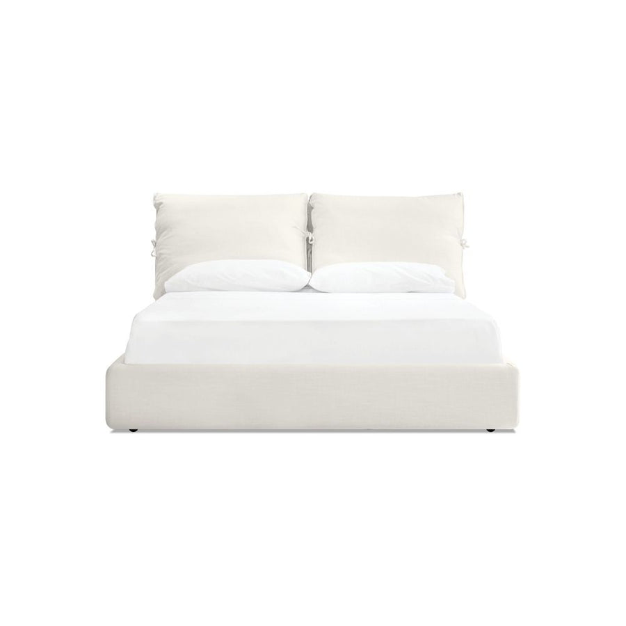 Beds Plume Upholstered Bed King Cream Linen