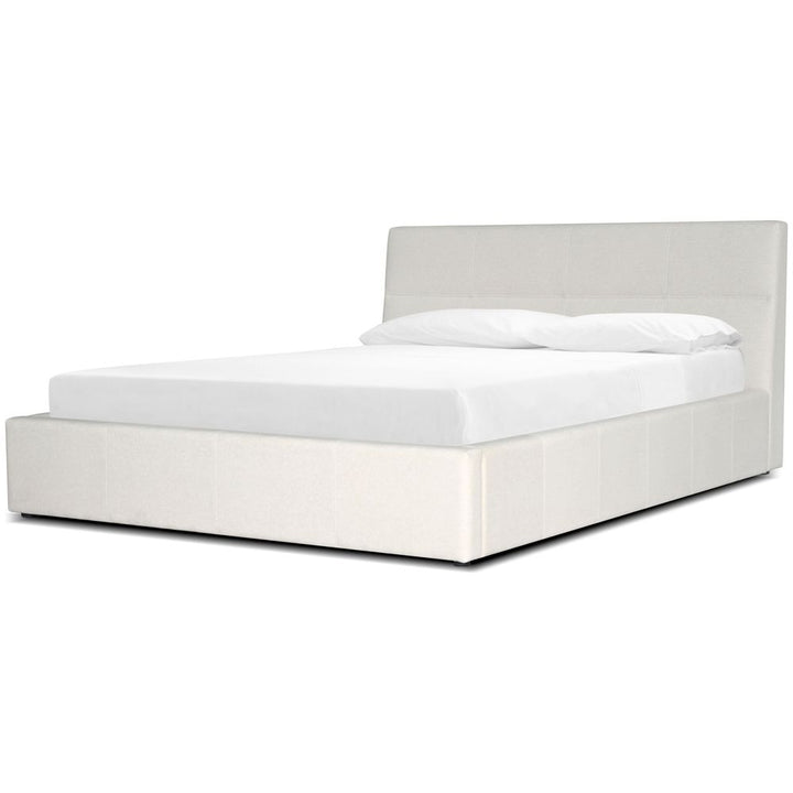 Beds Reve Upholstered Bed King Ivory Fabric