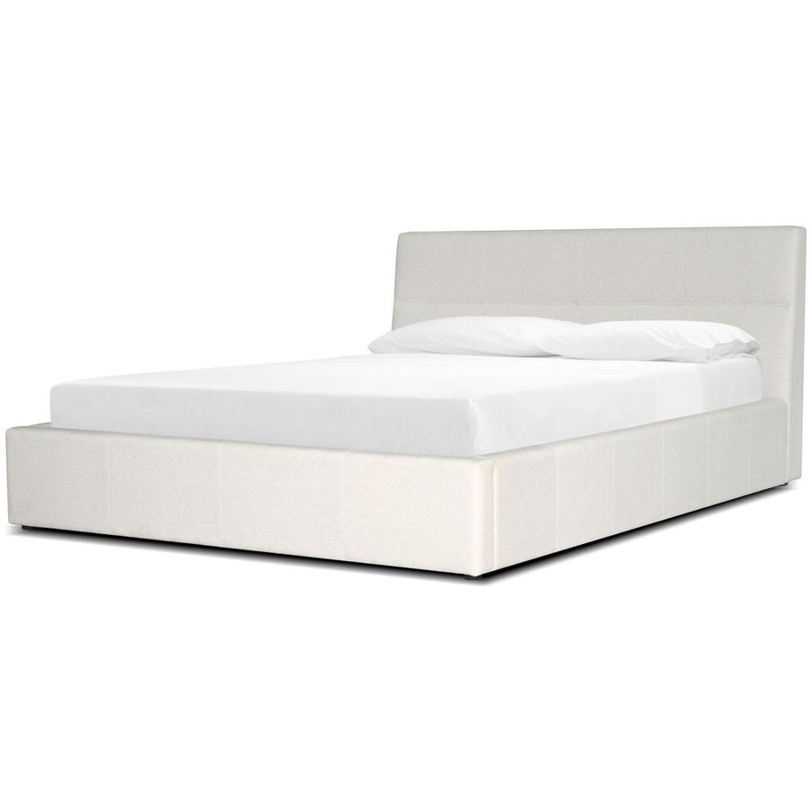 Beds Reve Upholstered Bed King Ivory Fabric