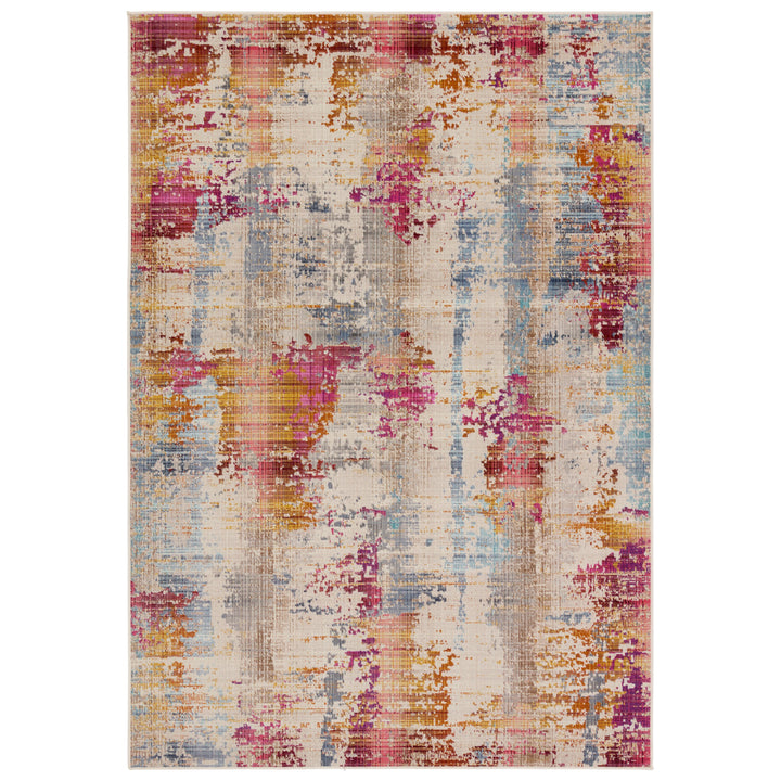 Vibe by Jaipur Living Vidame Indoor/Outdoor Abstract Multicolor/ Fuchsia Area Rug (8'X10')