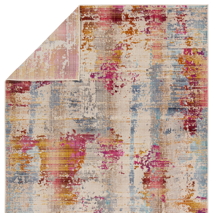 Vibe by Jaipur Living Vidame Indoor/Outdoor Abstract Multicolor/ Fuchsia Runner Rug (3'X8')