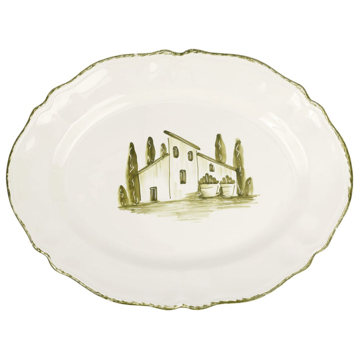 Borgo Verde Oval Platter - Default Title