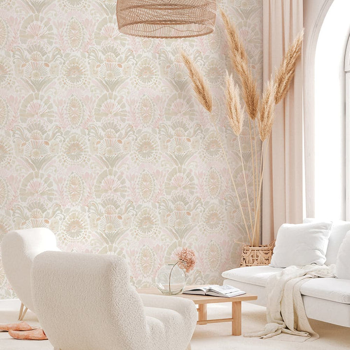 Bohemia Peel and Stick Wallpaper-Tempaper & Co.-Tempaper-BH16006-Wall PaperWandering Rose-6-France and Son