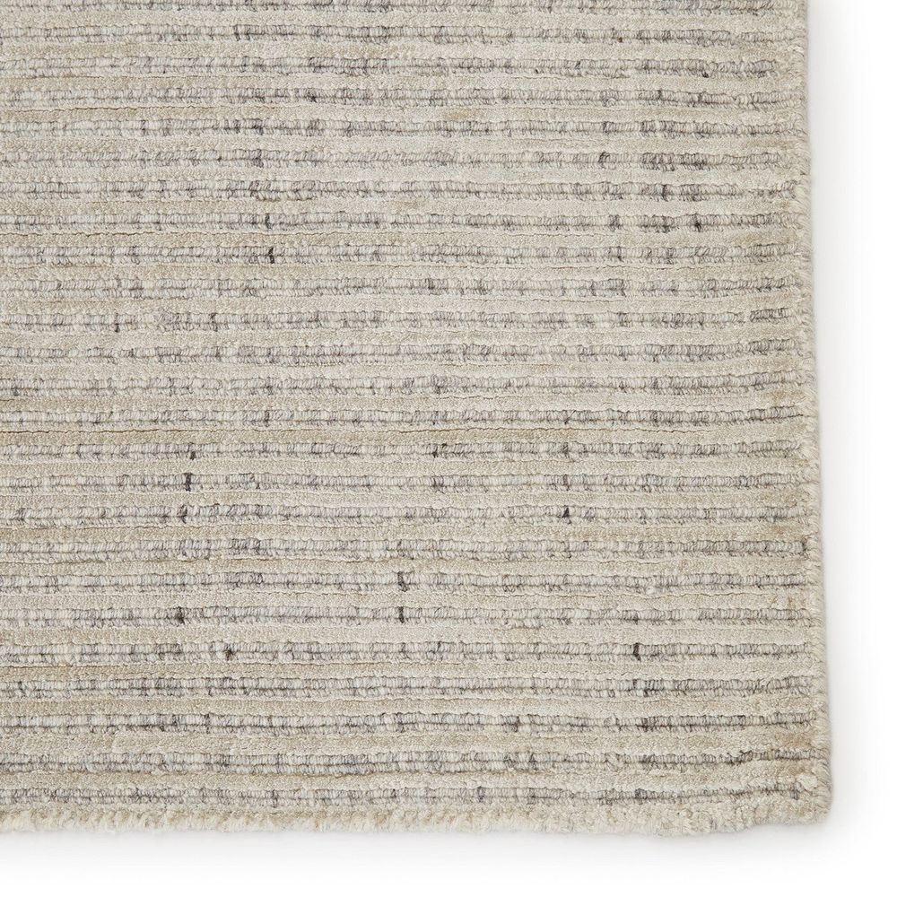 Rugs Maxwell Handmade Solid Ivory/ Gray Area Rug (12'X15')