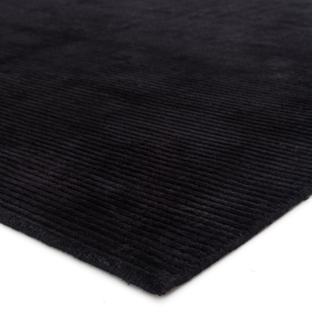 Jaipur Living Basis Handmade Solid Black Area Rug (2'X3')