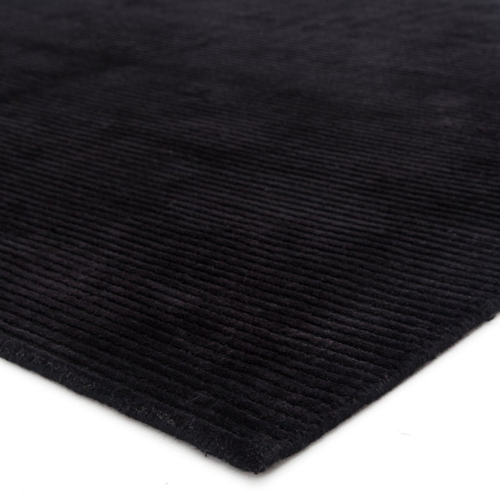 Jaipur Living Basis Handmade Solid Black Area Rug (10'X14')