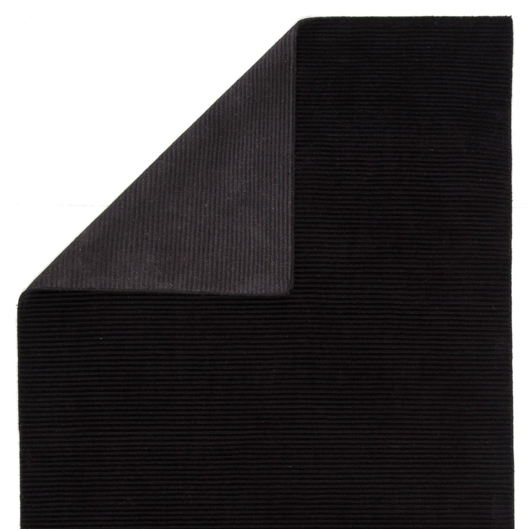 Jaipur Living Basis Handmade Solid Black Area Rug (2'X3')