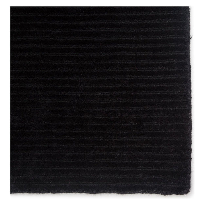 Jaipur Living Basis Handmade Solid Black Area Rug (9'X12')